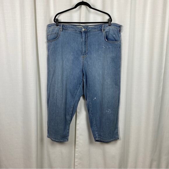 A+ Anthropologie Pilcro The Column Straight Jeans Sz.24W - Picture 5 of 16